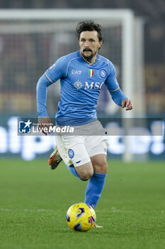 2023-12-23 - SSC Napoli's Portuguese defender Mario Rui controls the ball during the Serie A football match between AS Roma vs SSC Napoli Football Club at the Olimpico Stadium in Rome, Italy on December 23, 2023 - AS ROMA VS SSC NAPOLI - ITALIAN SERIE A - SOCCER