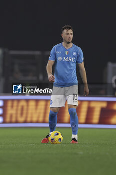 2023-12-23 - SSC Napoli's Kossovari defender Amir Rrahmani controls the ball during the Serie A football match between AS Roma vs SSC Napoli Football Club at the Olimpico Stadium in Rome, Italy on December 23, 2023 - AS ROMA VS SSC NAPOLI - ITALIAN SERIE A - SOCCER