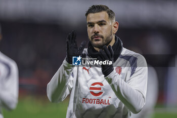 2023-12-22 - Milan’s French defender Theo Hernandez gesticulate during the Serie A football match between Unione Sportiva Salernitana vs AC Milan at the Arechi Stadium in Salerno on December 22, 2023. - US SALERNITANA VS AC MILAN - ITALIAN SERIE A - SOCCER