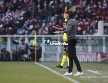 2023-12-23 - Gabriele Cioffi manager of Udinese Calcio during the Italian Serie A, football match between Torino Fc and Udinese Calcio on 23 December 2023, at Studio Olimpic Grande Torino, Turin, Italy. Photo Nderim Kaceli - TORINO FC VS UDINESE CALCIO - ITALIAN SERIE A - SOCCER