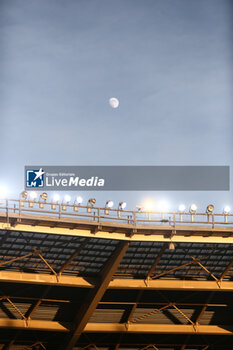 2023-12-23 - The moon and the stair during the Italian Serie A, football match between Torino Fc and Udinese Calcio on 23 December 2023, at Studio Olimpic Grande Torino, Turin, Italy. Photo Nderim Kaceli - TORINO FC VS UDINESE CALCIO - ITALIAN SERIE A - SOCCER