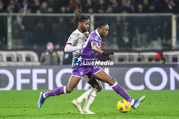 2023-12-29 - Fiorentina's Christian Kouame against Torino's Adrien Tameze - ACF FIORENTINA VS TORINO FC - ITALIAN SERIE A - SOCCER
