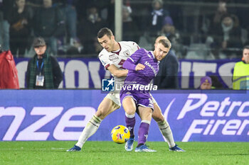 2023-12-29 - Fiorentina's Lucas Beltran hampered by Torino's Alessandro Buongiorno - ACF FIORENTINA VS TORINO FC - ITALIAN SERIE A - SOCCER