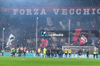 2023-12-29 - Genoa fans after Italian Serie A match between Genoa CFC vs FC Inter on 29 december 2023 at the Stadio Luigi Ferraris, Genova - GENOA CFC VS INTER - FC INTERNAZIONALE - ITALIAN SERIE A - SOCCER
