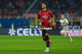 2023-12-30 - Kevin Zeroli of AC Milan seen in action during Serie A 2023/24 football match between AC Milan and US Sassuolo at San Siro Stadium, Milan, Italy on December 30, 2023 - AC MILAN VS US SASSUOLO - ITALIAN SERIE A - SOCCER