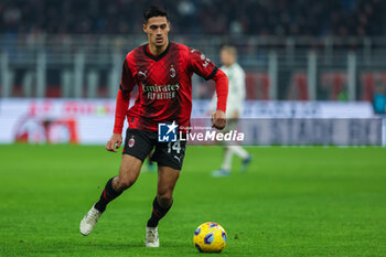 2023-12-30 - Tijjani Reijnders of AC Milan seen in action during Serie A 2023/24 football match between AC Milan and US Sassuolo at San Siro Stadium, Milan, Italy on December 30, 2023 - AC MILAN VS US SASSUOLO - ITALIAN SERIE A - SOCCER
