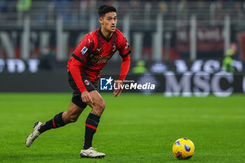 2023-12-30 - Tijjani Reijnders of AC Milan seen in action during Serie A 2023/24 football match between AC Milan and US Sassuolo at San Siro Stadium, Milan, Italy on December 30, 2023 - AC MILAN VS US SASSUOLO - ITALIAN SERIE A - SOCCER