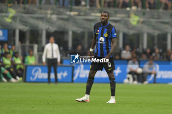 2023-09-16 - Marcus Thuram of Inter Fc during the Italian Serie A football match between Inter FC Internazionale and AC Milan on 16 of September 2023 at Giuseppe Meazza San Siro Siro stadium in Milan, Italy. Photo Tiziano Ballabio - INTER - FC INTERNAZIONALE VS AC MILAN - ITALIAN SERIE A - SOCCER