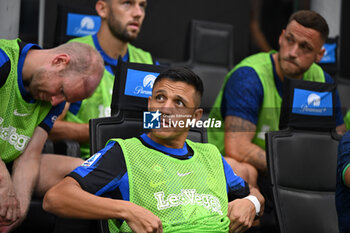 2023-09-16 - Alexis Sanchez of Inter Fc during the Italian Serie A football match between Inter FC Internazionale and AC Milan on 16 of September 2023 at Giuseppe Meazza San Siro Siro stadium in Milan, Italy. Photo Tiziano Ballabio - INTER - FC INTERNAZIONALE VS AC MILAN - ITALIAN SERIE A - SOCCER