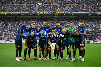 2023-09-16 - Lineup of Inter Fc during the Italian Serie A football match between Inter FC Internazionale and AC Milan on 16 of September 2023 at Giuseppe Meazza San Siro Siro stadium in Milan, Italy. Photo Tiziano Ballabio - INTER - FC INTERNAZIONALE VS AC MILAN - ITALIAN SERIE A - SOCCER