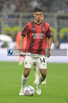 2023-09-16 - Tijjani Reijnders of Milan AC during the Italian Serie A football match between Inter FC Internazionale and AC Milan on 16 of September 2023 at Giuseppe Meazza San Siro Siro stadium in Milan, Italy. Photo Tiziano Ballabio - INTER - FC INTERNAZIONALE VS AC MILAN - ITALIAN SERIE A - SOCCER