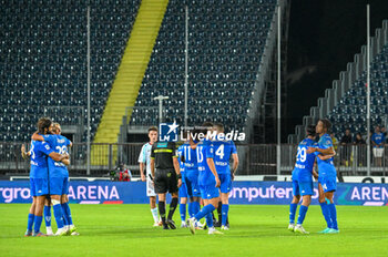 2023-09-27 - Empoli team celebrate victory - EMPOLI FC VS US SALERNITANA - ITALIAN SERIE A - SOCCER