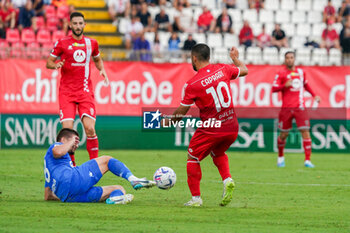 2023-08-26 - Gianluca Caprari (#10 AC Monza) during the Italian championship Serie A football match between AC Monza and Empoli FC on August 26, 2023 at U-Power Stadium in Monza, Italy - FOOTBALL - ITALIAN CHAMP - MONZA V EMPOLI - ITALIAN SERIE A - SOCCER
