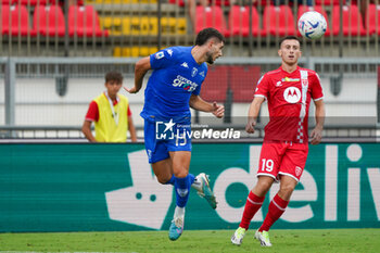 2023-08-26 - Liberato Cacace (#13 Empoli FC) and Patrick Ciurria (#84 AC Monza) during the Italian championship Serie A football match between AC Monza and Empoli FC on August 26, 2023 at U-Power Stadium in Monza, Italy - FOOTBALL - ITALIAN CHAMP - MONZA V EMPOLI - ITALIAN SERIE A - SOCCER