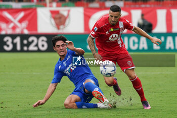 2023-08-26 - Patrick Ciurria (#84 AC Monza) during the Italian championship Serie A football match between AC Monza and Empoli FC on August 26, 2023 at U-Power Stadium in Monza, Italy - FOOTBALL - ITALIAN CHAMP - MONZA V EMPOLI - ITALIAN SERIE A - SOCCER