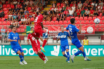 2023-08-26 - Andrea Colpani (#28 AC Monza) score the second goal during the Italian championship Serie A football match between AC Monza and Empoli FC on August 26, 2023 at U-Power Stadium in Monza, Italy - FOOTBALL - ITALIAN CHAMP - MONZA V EMPOLI - ITALIAN SERIE A - SOCCER