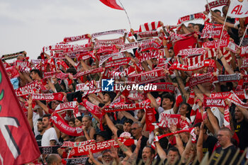 2023-08-26 - Supporters of AC Monza during the Italian championship Serie A football match between AC Monza and Empoli FC on August 26, 2023 at U-Power Stadium in Monza, Italy - FOOTBALL - ITALIAN CHAMP - MONZA V EMPOLI - ITALIAN SERIE A - SOCCER