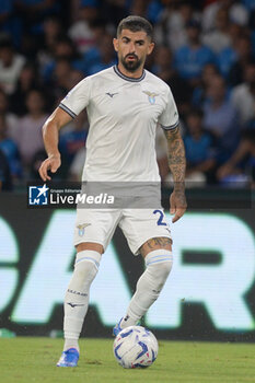 2023-09-02 - Elseid Hysaj of SS Lazio in action during Serie A between SSC Napoli vs SS Lazio at Diego Armando Maradona Stadium - SSC NAPOLI VS SS LAZIO - ITALIAN SERIE A - SOCCER