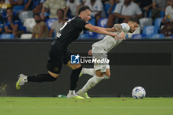 2023-09-02 - Amir Rrahmano of SSC Napoli competes for the ball with Adam Marusic of SS Lazio during Serie A between SSC Napoli vs SS Lazio at Diego Armando Maradona Stadium - SSC NAPOLI VS SS LAZIO - ITALIAN SERIE A - SOCCER