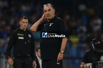 2023-09-02 - Maurizio Sarri coach of SS Lazio during Serie A between SSC Napoli vs SS Lazio at Diego Armando Maradona Stadium - SSC NAPOLI VS SS LAZIO - ITALIAN SERIE A - SOCCER