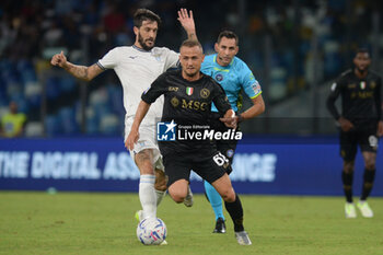 2023-09-02 - Stanislav Lobotka of SSC Napoli competes for the ball with Luis Alberto of SS Lazio during Serie A between SSC Napoli vs SS Lazio at Diego Armando Maradona Stadium - SSC NAPOLI VS SS LAZIO - ITALIAN SERIE A - SOCCER