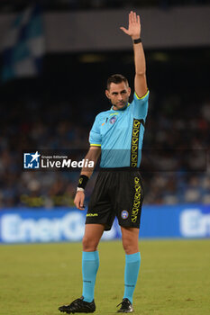 2023-09-02 - Andrea Colomba the referee during Serie A between SSC Napoli vs SS Lazio at Diego Armando Maradona Stadium - SSC NAPOLI VS SS LAZIO - ITALIAN SERIE A - SOCCER