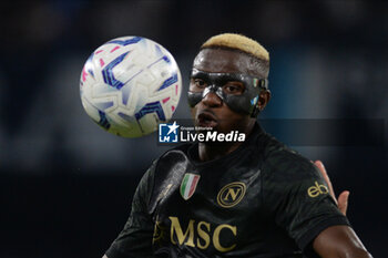 2023-09-02 - Victor Osimen of SSC Napoli in action during Serie A between SSC Napoli vs SS Lazio at Diego Armando Maradona Stadium - SSC NAPOLI VS SS LAZIO - ITALIAN SERIE A - SOCCER