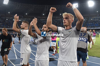 2023-09-02 - Lazio players thank the fans at the end of the match during Serie A between SSC Napoli vs SS Lazio at Diego Armando Maradona Stadium - SSC NAPOLI VS SS LAZIO - ITALIAN SERIE A - SOCCER
