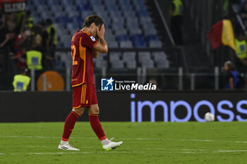 2023-09-01 - Edoardo Bove of A.S. Roma during the 3rd day of the Serie A Championship between A.S. Roma - A.C. Milan on September 1, 2023 at the Olympic Stadium in Rome, Italy. - AS ROMA VS AC MILAN - ITALIAN SERIE A - SOCCER