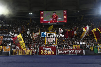 2023-09-01 - Supporters of A.S. Roma during the 3rd day of the Serie A Championship between A.S. Roma - A.C. Milan on September 1, 2023 at the Olympic Stadium in Rome, Italy. - AS ROMA VS AC MILAN - ITALIAN SERIE A - SOCCER