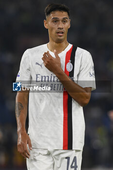 2023-09-01 - Reijnders of A.C. Milan during the 3rd day of the Serie A Championship between A.S. Roma - A.C. Milan on September 1, 2023 at the Olympic Stadium in Rome, Italy. - AS ROMA VS AC MILAN - ITALIAN SERIE A - SOCCER