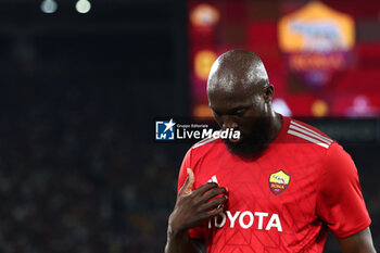 2023-09-01 - Romelu Lukaku of Roma during the Italian championship Serie A football match between AS Roma and AC Milan on September 1, 2023 at Stadio Olimpico in Rome, Italy - FOOTBALL - ITALIAN CHAMP - AS ROMA V AC MILAN - ITALIAN SERIE A - SOCCER