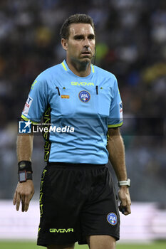 2023-09-28 - Referee Francesco Fourneau during the 6th day of the Serie A Championship between Frosinone Calcio vs A.C.F. Fiorentina, 28 September 2023 at the Benito Stirpe Stadium, Frosinone, Italy. - FROSINONE CALCIO VS ACF FIORENTINA - ITALIAN SERIE A - SOCCER