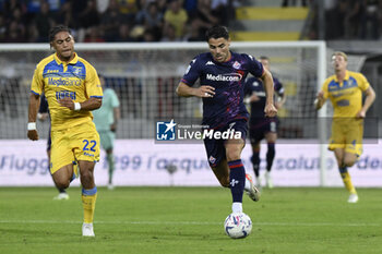 2023-09-28 - Riccardo Sottil of A.C.F. Fiorentina during the 6th day of the Serie A Championship between Frosinone Calcio vs A.C.F. Fiorentina, 28 September 2023 at the Benito Stirpe Stadium, Frosinone, Italy. - FROSINONE CALCIO VS ACF FIORENTINA - ITALIAN SERIE A - SOCCER