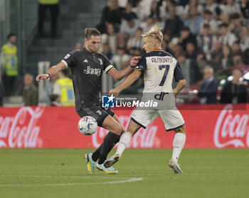 2023-09-26 - Adrien Rabiot of Juventus during the Italian Serie A, football match between Juventus Fc and Us Lecce on 26 September 2023 at Allianz stadium, Turin, Italy. Photo Nderim Kaceli - JUVENTUS FC VS US LECCE - ITALIAN SERIE A - SOCCER