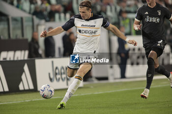 2023-09-26 - Federico Baschirotto of Us Lecce during the Italian Serie A, football match between Juventus Fc and Us Lecce on 26 September 2023 at Allianz stadium, Turin, Italy. Photo Nderim Kaceli - JUVENTUS FC VS US LECCE - ITALIAN SERIE A - SOCCER