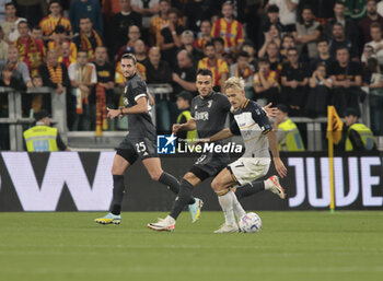 2023-09-26 - Pontus Almqvist of Us Lecce during the Italian Serie A, football match between Juventus Fc and Us Lecce on 26 September 2023 at Allianz stadium, Turin, Italy. Photo Nderim Kaceli - JUVENTUS FC VS US LECCE - ITALIAN SERIE A - SOCCER