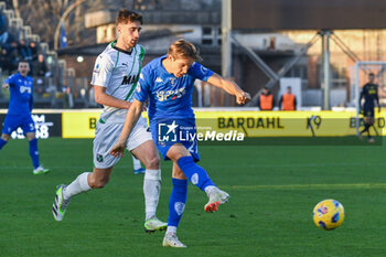 2023-11-26 - Jacopo Fazzini (Empoli) hampered by Mattia Viti (Sassuolo) - EMPOLI FC VS US SASSUOLO - ITALIAN SERIE A - SOCCER