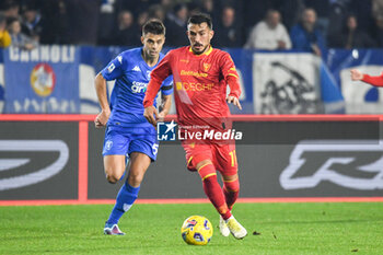 2023-12-11 - Nicola Sansone (Lecce) hampered by Sebastiano Grassi (Empoli) - EMPOLI FC VS US LECCE - ITALIAN SERIE A - SOCCER