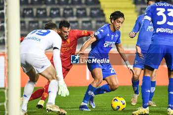 2023-12-11 - Youssef Maleh (Empoli) is fouled by Nicola Sansone (Lecce) - EMPOLI FC VS US LECCE - ITALIAN SERIE A - SOCCER
