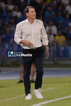 2023-10-08 - Rudi Garcia coach of SSC Napoli during Serie A between SSC Napoli vs ACF Fiorentina at Diego Armando Maradona Stadium - SSC NAPOLI VS ACF FIORENTINA - ITALIAN SERIE A - SOCCER