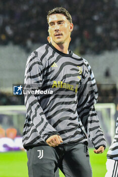 2023-11-05 - Juventus's Dusan Vlahovic warmup - ACF FIORENTINA VS JUVENTUS FC - ITALIAN SERIE A - SOCCER