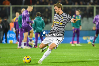 2023-11-05 - Juventus's Daniele Rugani warmup - ACF FIORENTINA VS JUVENTUS FC - ITALIAN SERIE A - SOCCER