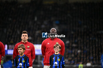 2023-10-29 - Nicolo Barella of FC Inter warms up prior to the Italian Serie A football match between Inter FC Internazionale and AS Roma on 29 of October 2023 at Giuseppe Meazza San Siro Siro stadium in Milan, Italy. Photo Tiziano Ballabio - INTER - FC INTERNAZIONALE VS AS ROMA - ITALIAN SERIE A - SOCCER
