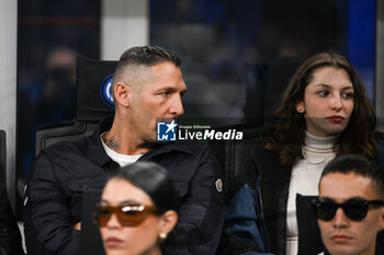 2023-10-29 - Maerco Materazzi of FC Inter warms up prior to the Italian Serie A football match between Inter FC Internazionale and AS Roma on 29 of October 2023 at Giuseppe Meazza San Siro Siro stadium in Milan, Italy. Photo Tiziano Ballabio - INTER - FC INTERNAZIONALE VS AS ROMA - ITALIAN SERIE A - SOCCER