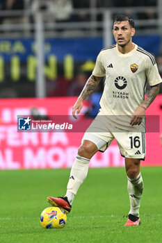 2023-10-29 - Leandro Paredes of AS Roma the Italian Serie A football match between Inter FC Internazionale and AS Roma on 29 of October 2023 at Giuseppe Meazza San Siro Siro stadium in Milan, Italy. Photo Tiziano Ballabio - INTER - FC INTERNAZIONALE VS AS ROMA - ITALIAN SERIE A - SOCCER