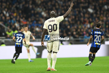 2023-10-29 - Romelu Lukaku of AS Roma the Italian Serie A football match between Inter FC Internazionale and AS Roma on 29 of October 2023 at Giuseppe Meazza San Siro Siro stadium in Milan, Italy. Photo Tiziano Ballabio - INTER - FC INTERNAZIONALE VS AS ROMA - ITALIAN SERIE A - SOCCER
