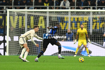 2023-10-29 - Marcus Thuram of FC Inter the Italian Serie A football match between Inter FC Internazionale and AS Roma on 29 of October 2023 at Giuseppe Meazza San Siro Siro stadium in Milan, Italy. Photo Tiziano Ballabio - INTER - FC INTERNAZIONALE VS AS ROMA - ITALIAN SERIE A - SOCCER