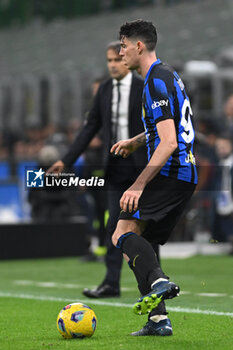 2023-10-29 - Alessandro Bastoni of FC Inter the Italian Serie A football match between Inter FC Internazionale and AS Roma on 29 of October 2023 at Giuseppe Meazza San Siro Siro stadium in Milan, Italy. Photo Tiziano Ballabio - INTER - FC INTERNAZIONALE VS AS ROMA - ITALIAN SERIE A - SOCCER
