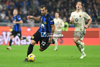 2023-10-29 - Henrikh Mkhitaryan of FC Inter the Italian Serie A football match between Inter FC Internazionale and AS Roma on 29 of October 2023 at Giuseppe Meazza San Siro Siro stadium in Milan, Italy. Photo Tiziano Ballabio - INTER - FC INTERNAZIONALE VS AS ROMA - ITALIAN SERIE A - SOCCER